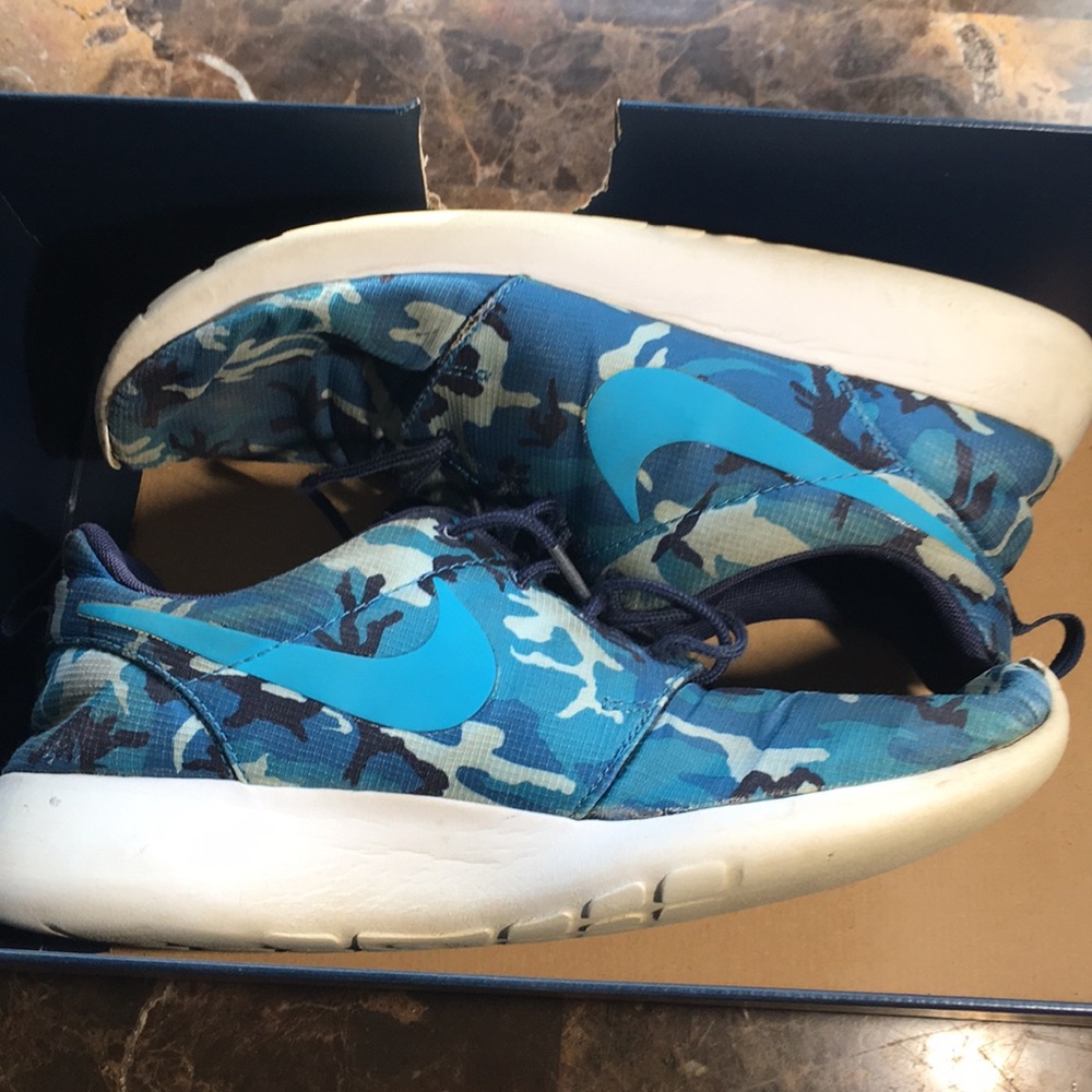 Nike Mens Roshe one blue camo